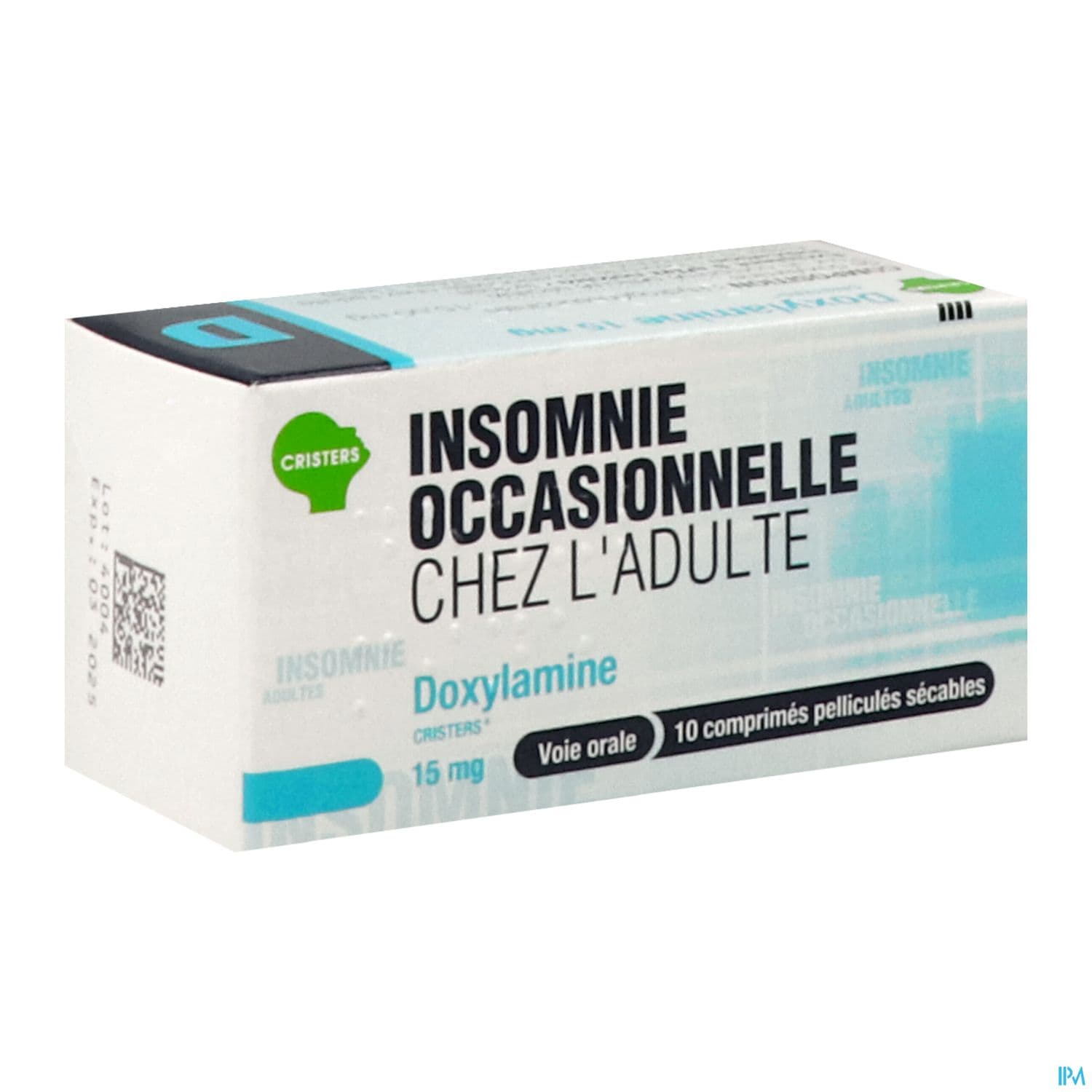 DOXYLAMINE 15MG CRISTERS CPR SEC10