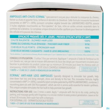 Ecrinal Capillaire Ampoules Antichute A l'anp2+ 5ml X10