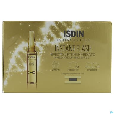 ISDIN INSTANT FLASH SER AMP 2ML X5