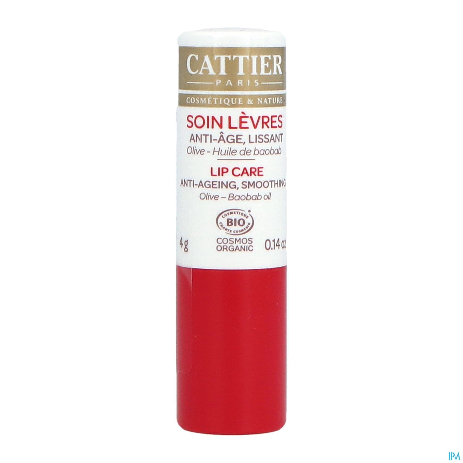 CATTIER SOIN LEVRE A/AGE STICK 4G