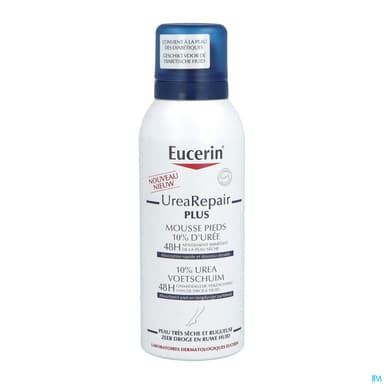 Eucerin Urearepair Plus Mousse Pieds 10 D Uree Aerosol 150ml