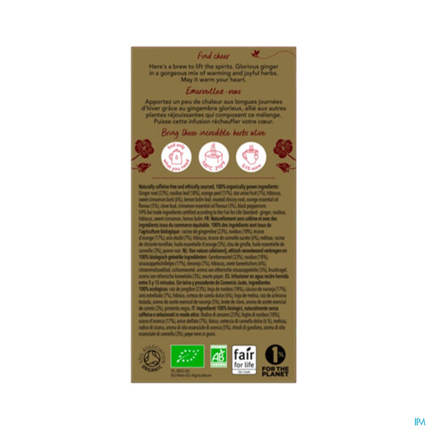 Pukka Infusion Hiver Enchantee Bio Sachet 20