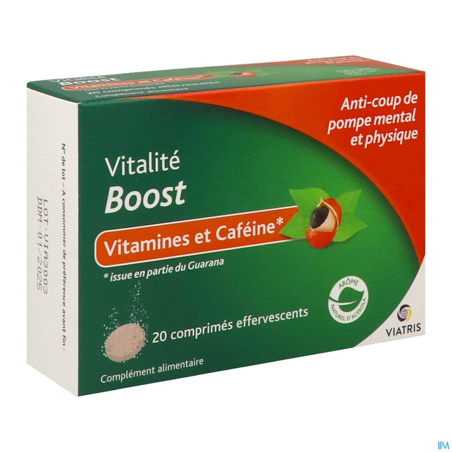 Viatris Vitalite Boost Comprime Effervescent 20