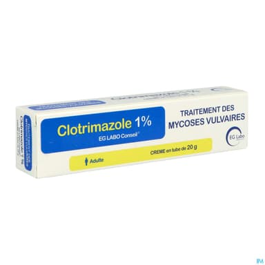 CLOTRIMAZOLE 1% EG CONS CR TUBE20G