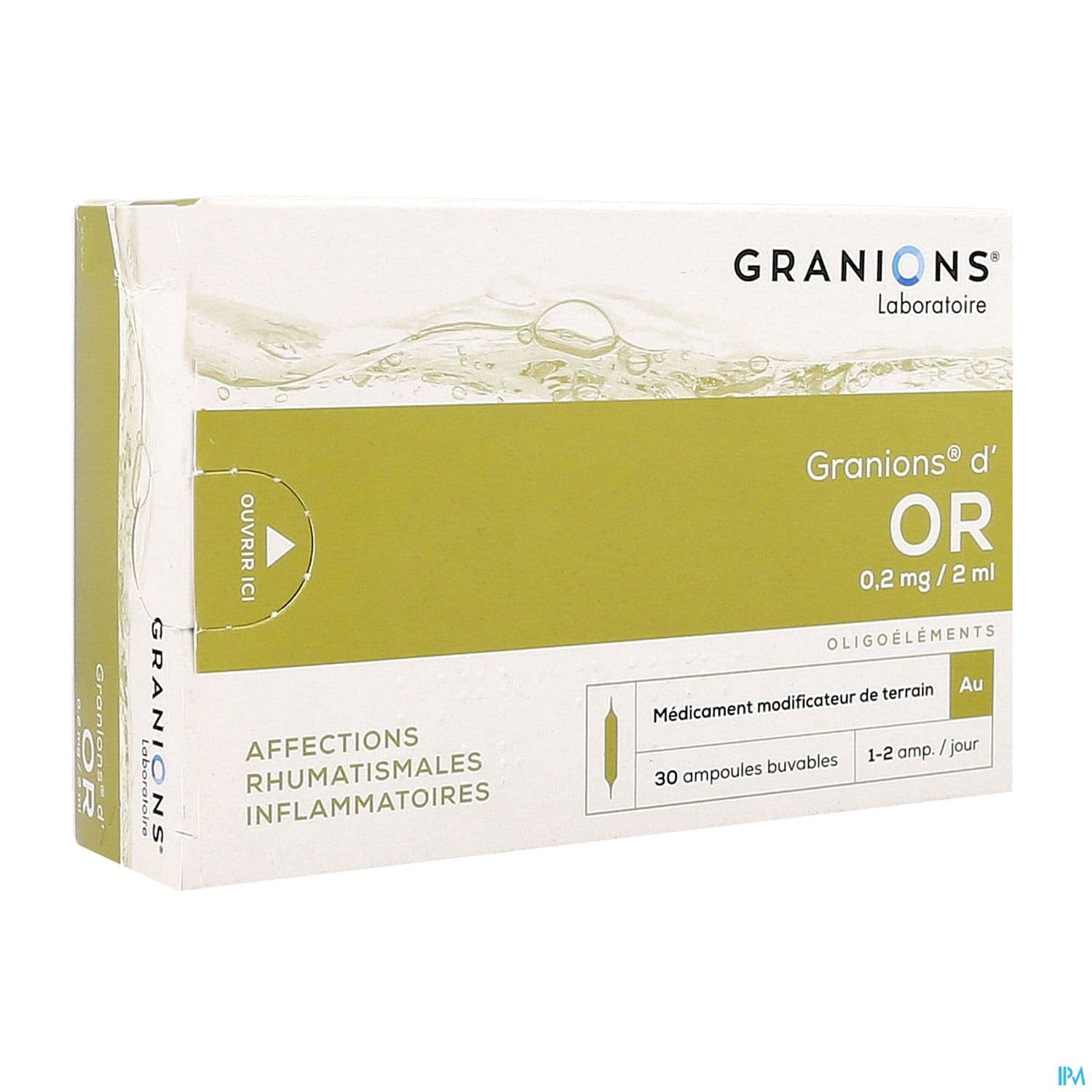Granions Or Solution Buvable Ampoule 2ml 30