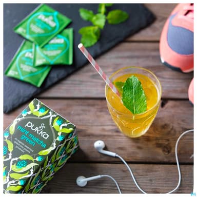 Pukka The Vert Matcha Menthe Bio Sachet 20