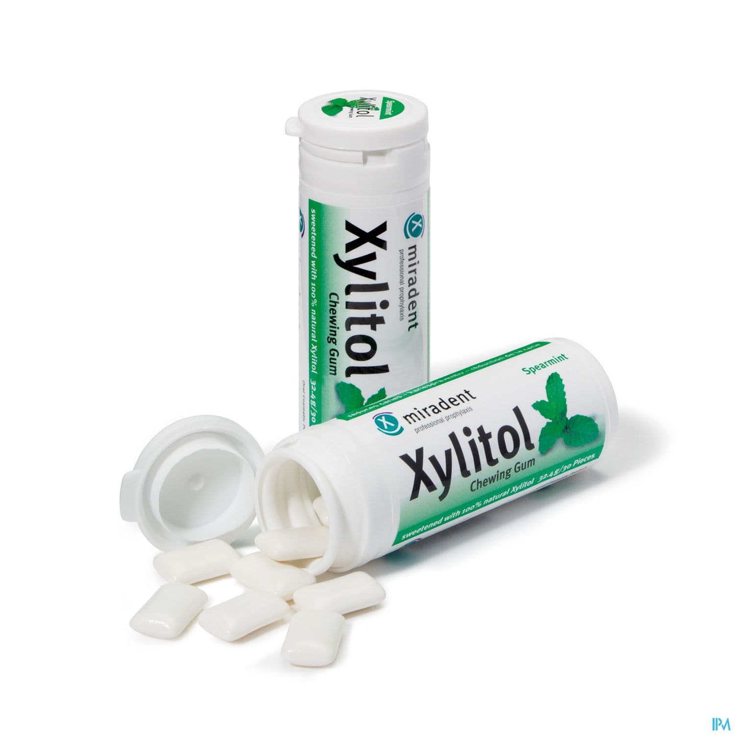MIRADENT XYLITOL GUM MENTHE VERT30