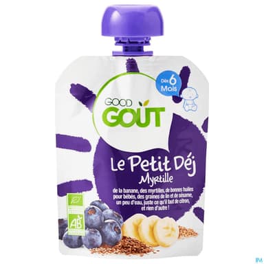 GOODGOUT PETIT DEJ MYRTILLE 70G