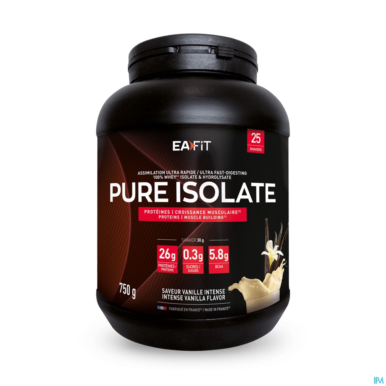 EA-FIT PURE ISOLATE VANIL PDR 750G