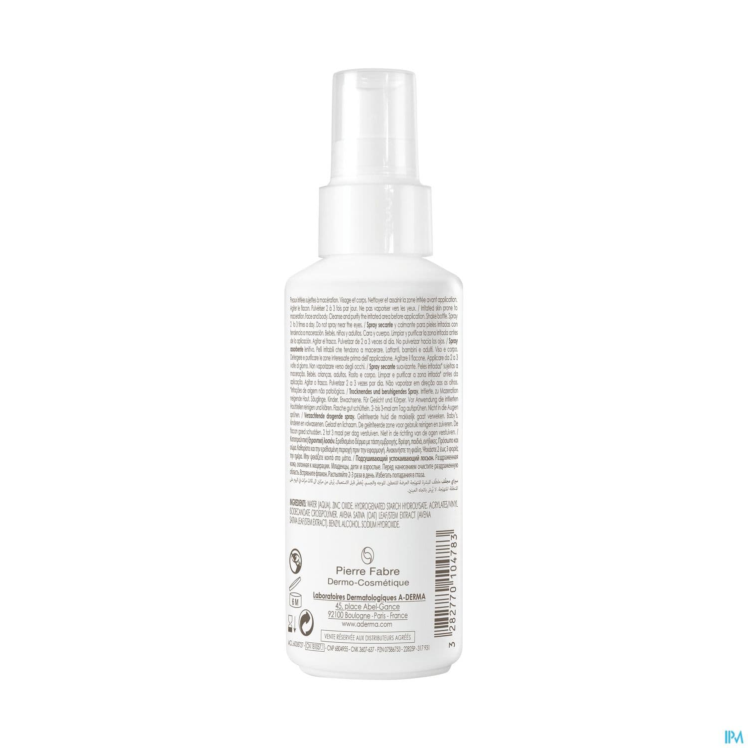 A-DERMA CYTELIUM LOT ASS SPR 100ML