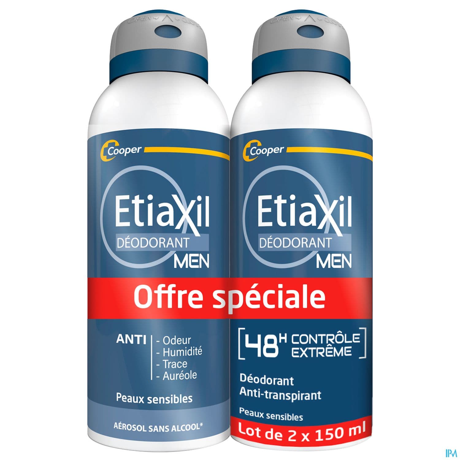 ETIAXIL HOMME Déod 72H 2Aér/150ml