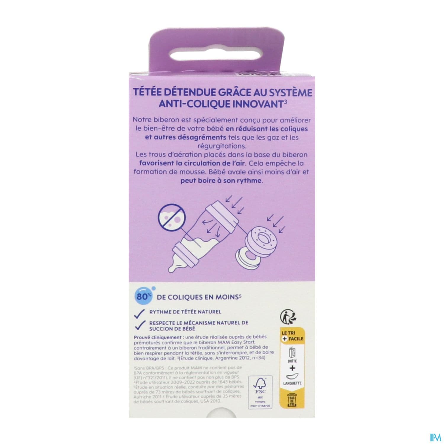 MAM BIB E ST A/COL SABLE D0 130ML