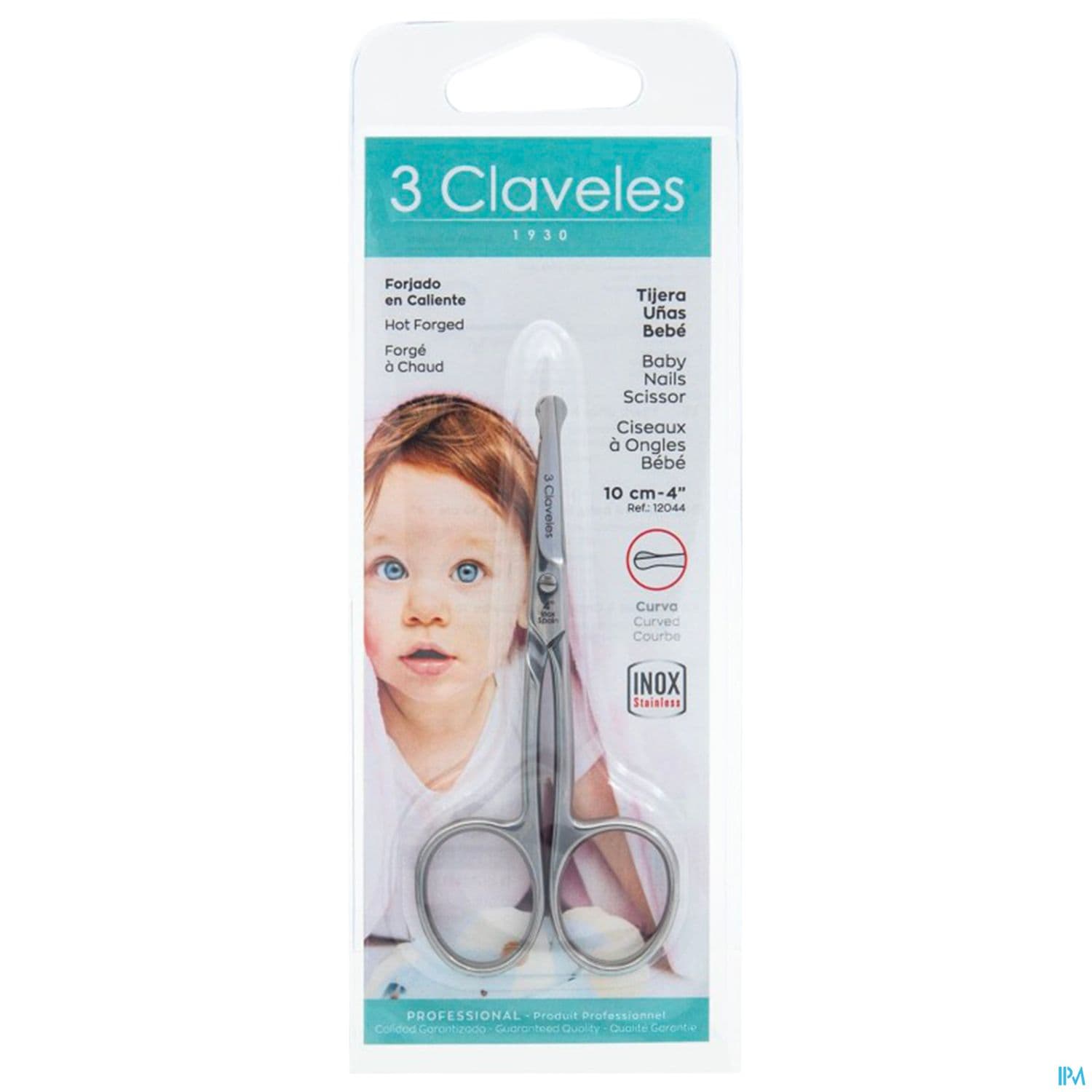 3 Claveles Ciseaux Bebe Poil Nez Courbe