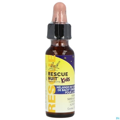 Rescue Bach Nuit Kids Compte Gouttes 10ml