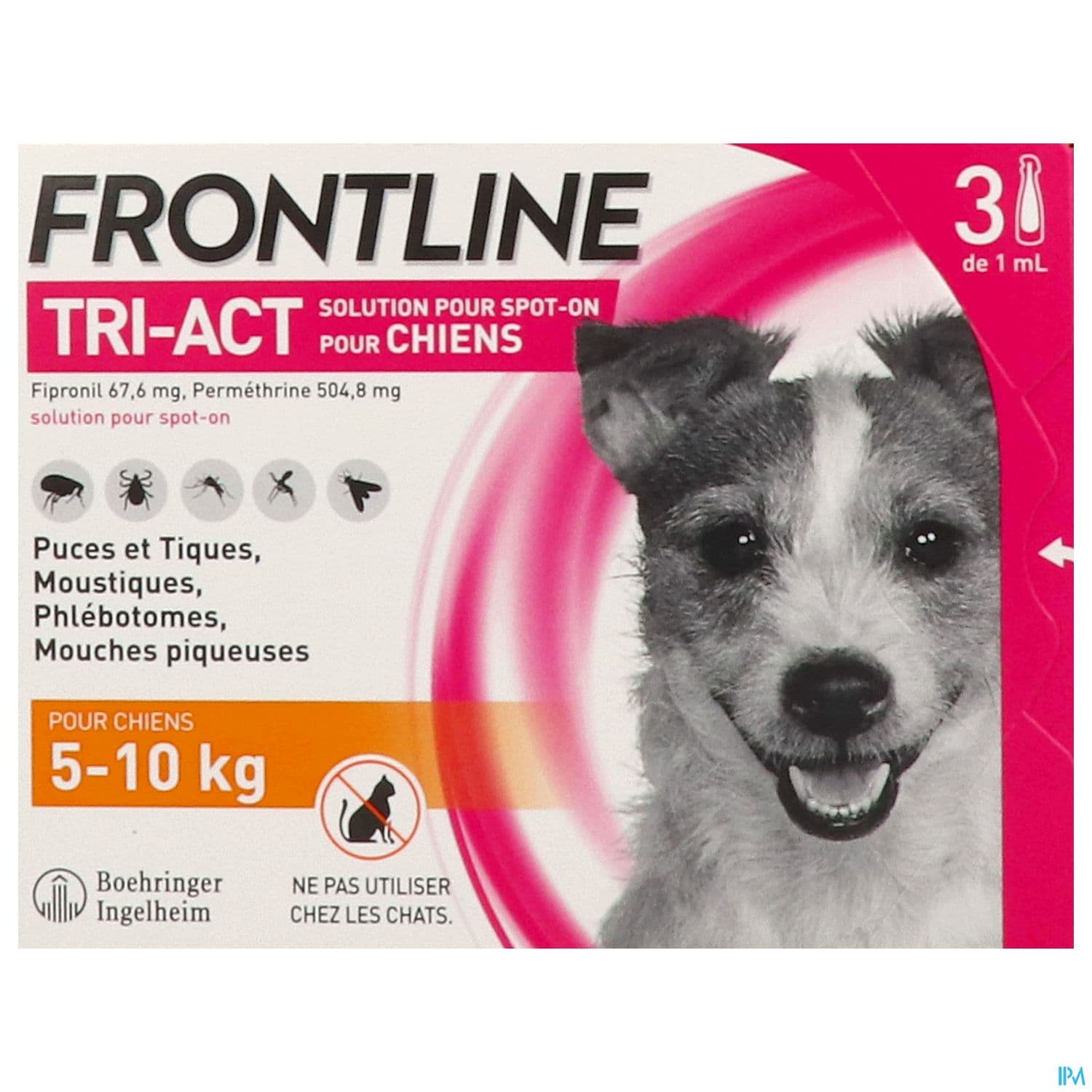 FRONTLINE TRI ACT CHIEN S PIPET 3