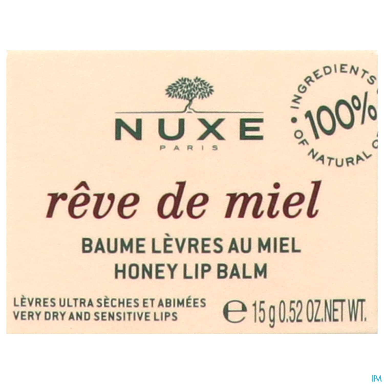 NUXE BAUME LEVRE REVE MIEL 15G