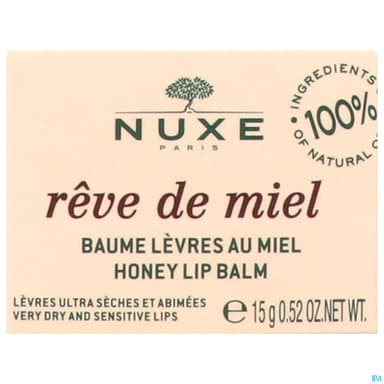 NUXE BAUME LEVRE REVE MIEL 15G