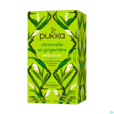 Pukka Infusion Citronnelle Gingembre Bio Infus 20