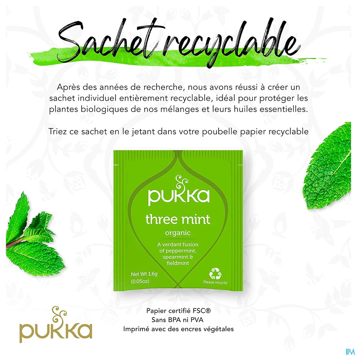 PUKKA INFUS 3MENTHE SACH 20