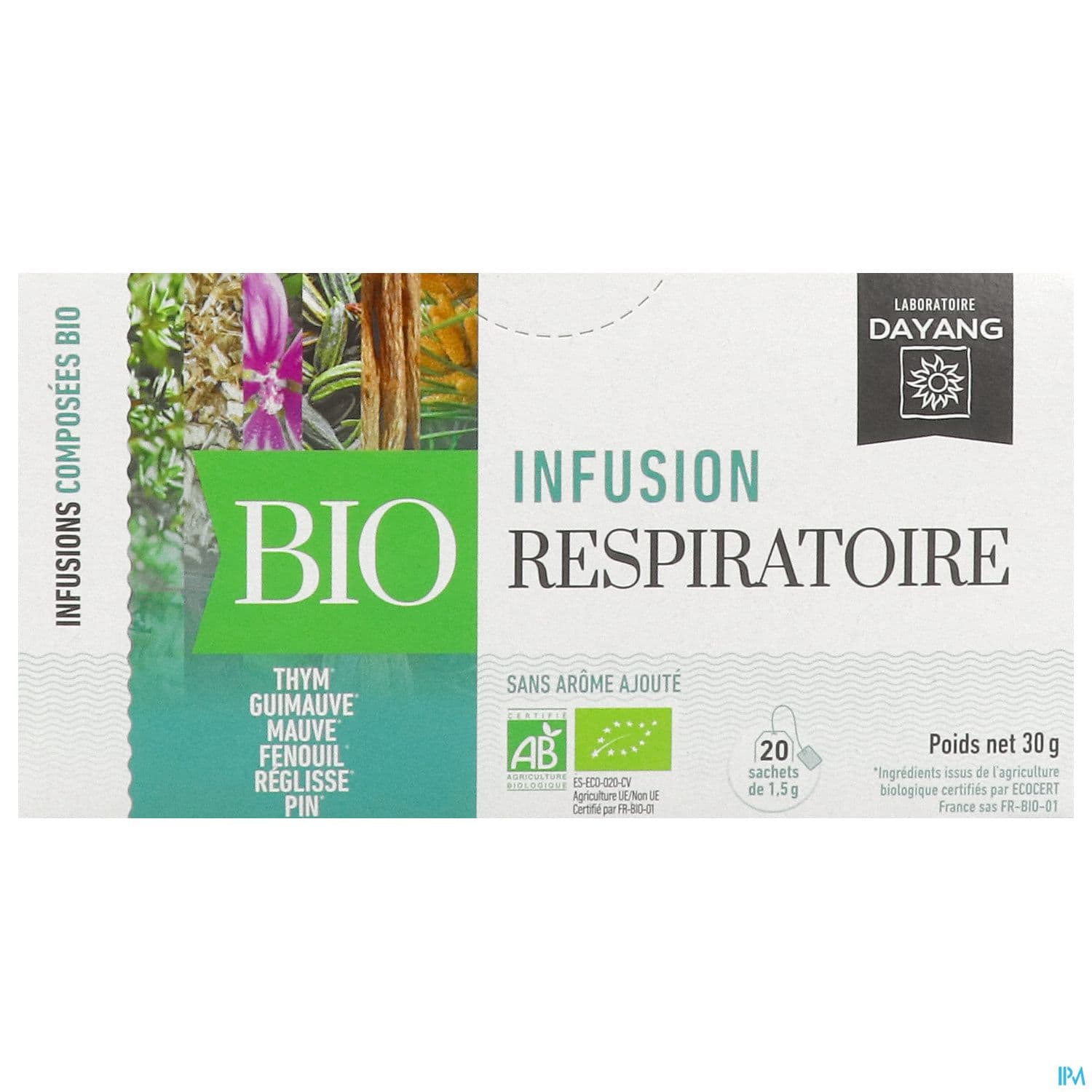 Dayang Infusion Respiratoire Bio Infusette 1g5 X20