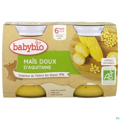 BABYBIO LEGUME MAIS DOUX 2X130G