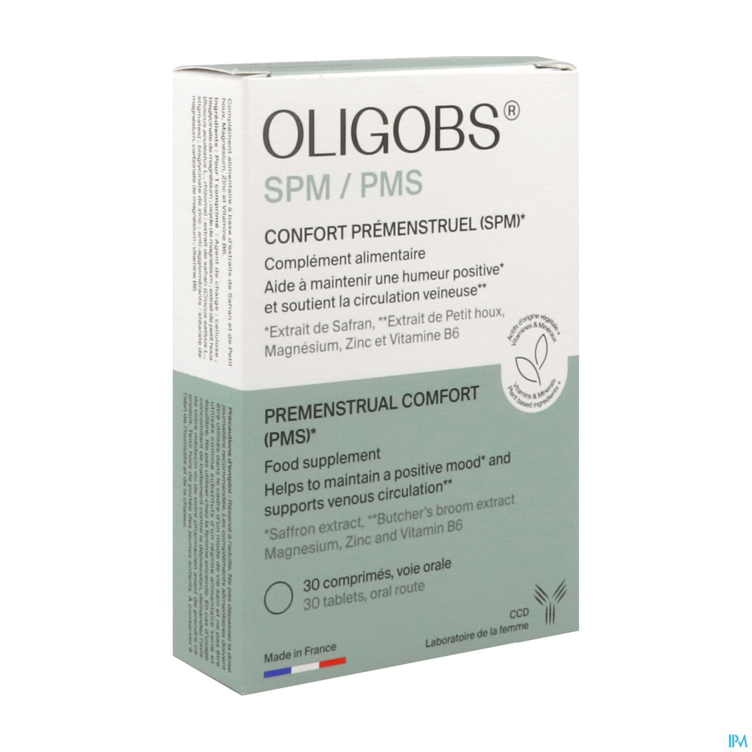 Oligobs Spm Confort Premenstruel Comprime 30