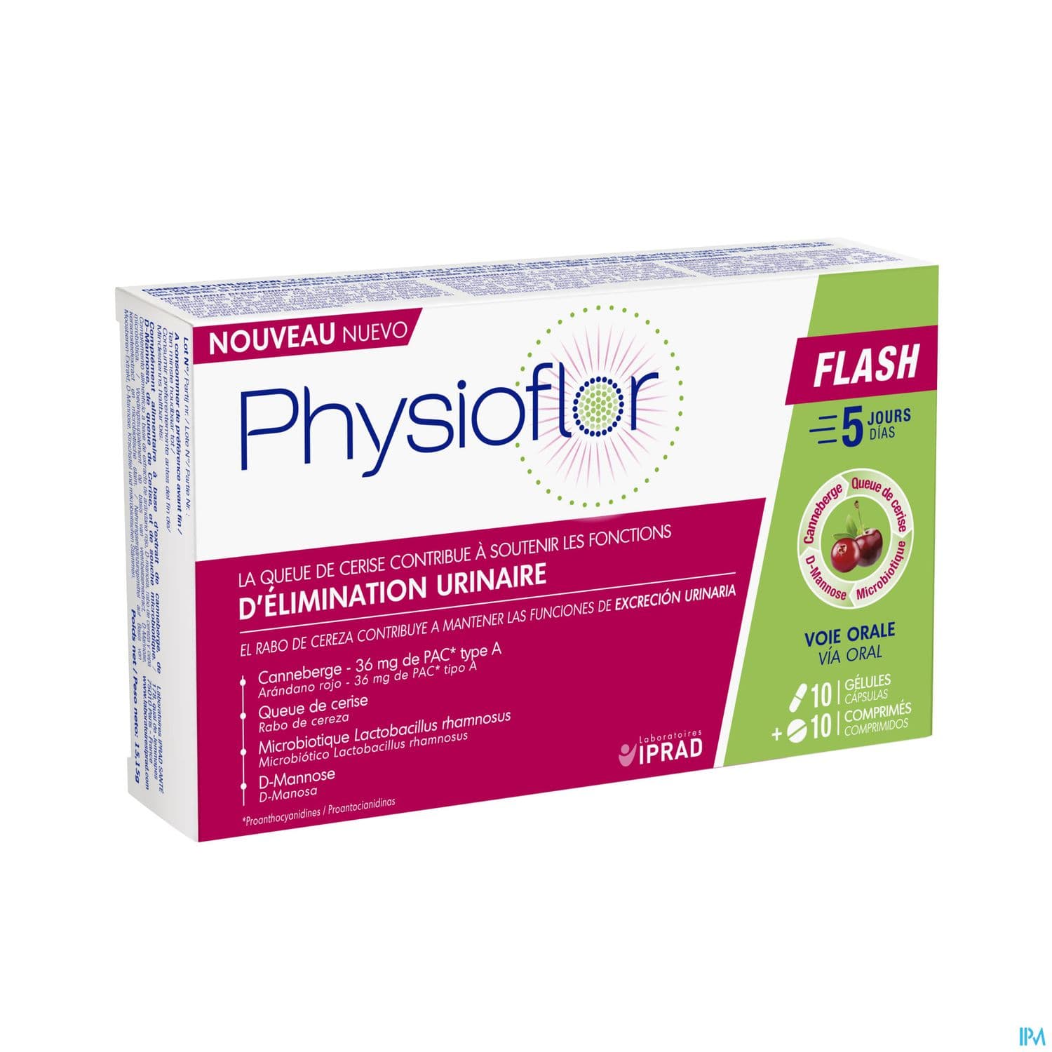 PHYSIOFLOR FLASH CPR10+GELUL10