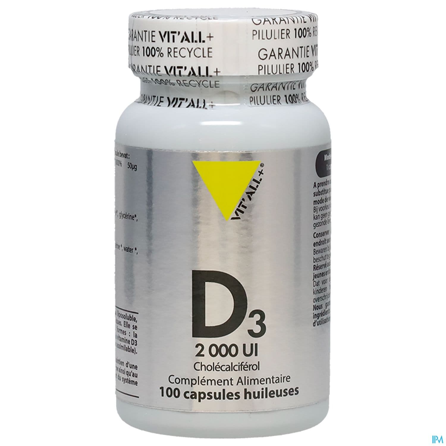 Vit All+ Vitamine D3 2000ui Capsule 100