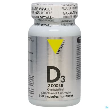Vit All+ Vitamine D3 2000ui Capsule 100