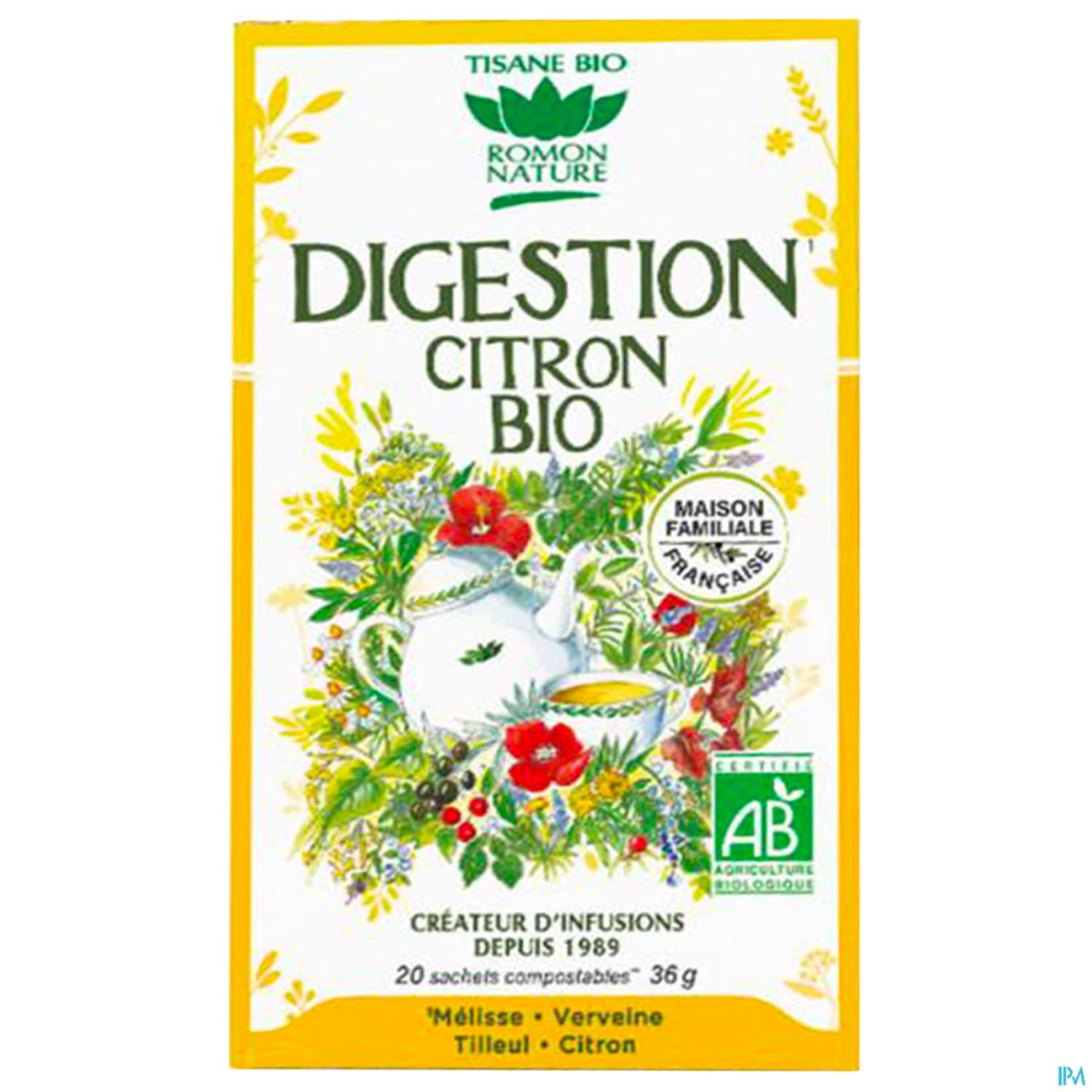 ROMON NATUR TIS BIO DIG/CITR SAC20
