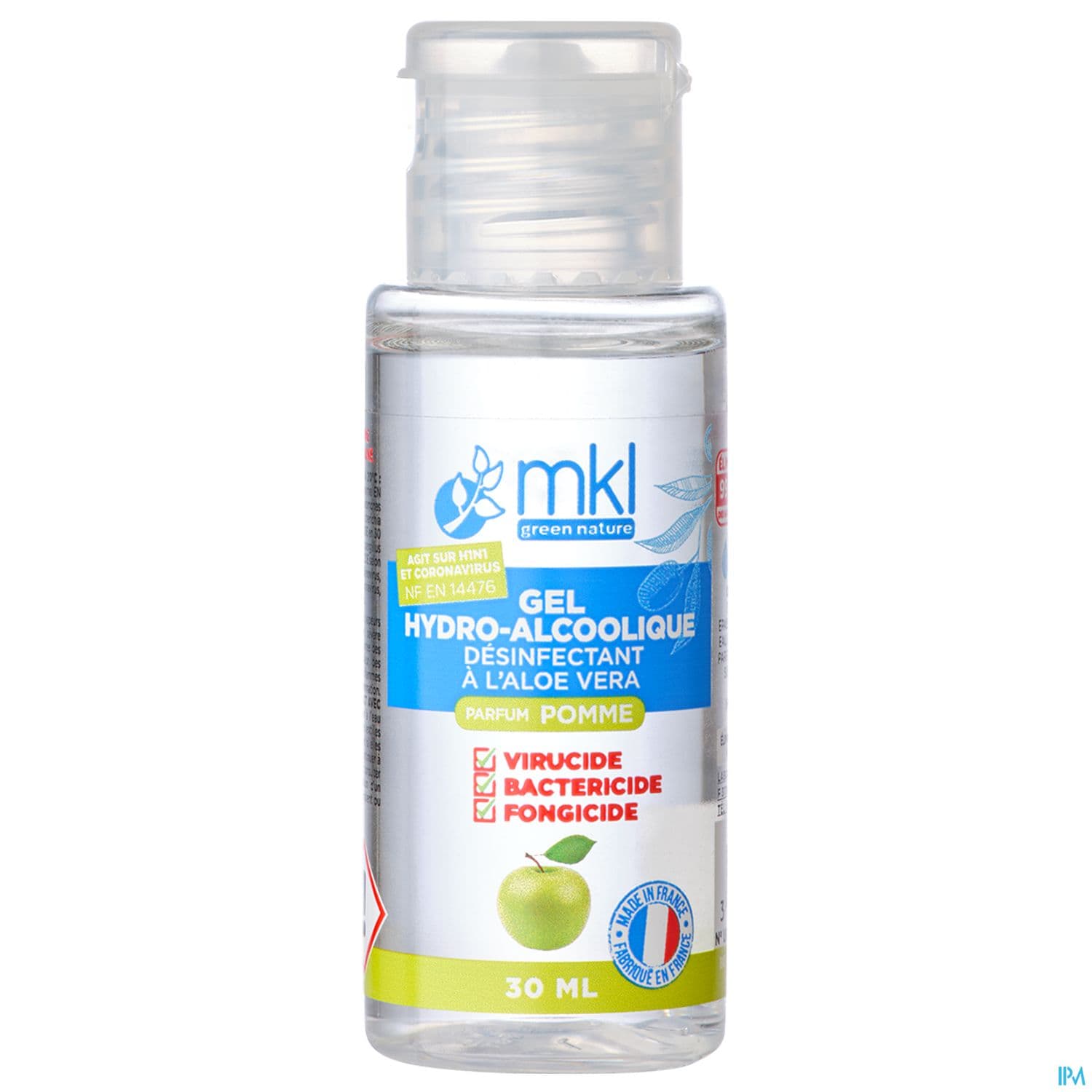 MKL GEL HYDROALCOOLIQ POMME 30ML