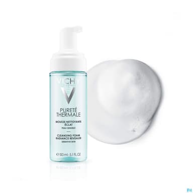 Vichy Purete Thermale Eau Nettoyante Moussante 150ml