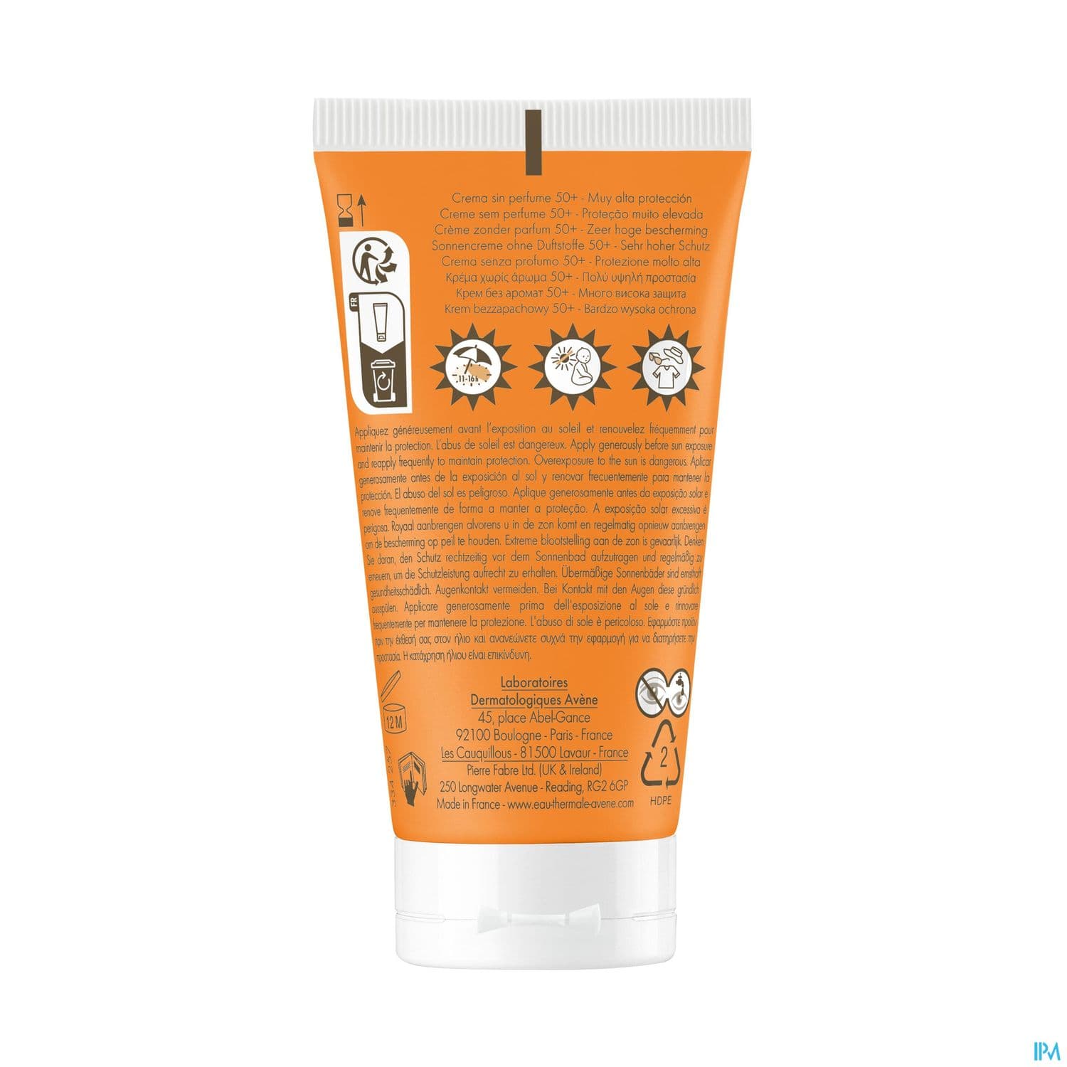 AVENE SOL SPF50+ CREME S/PARF 50ML