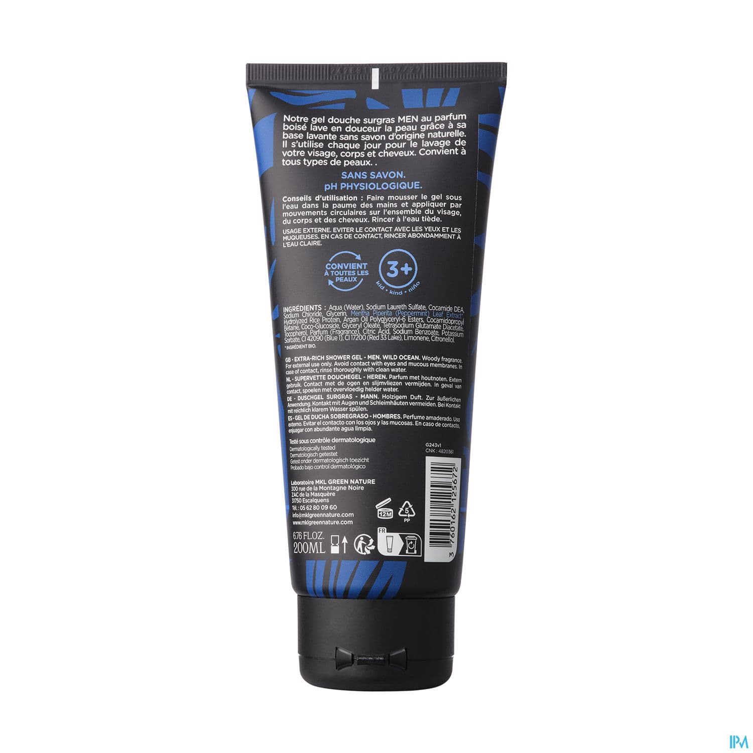 MKL MEN GEL DCH SURG MAR SAUV200ML