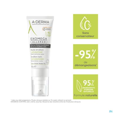 A-DERMA EXOMEGA ALLERGO 40ML
