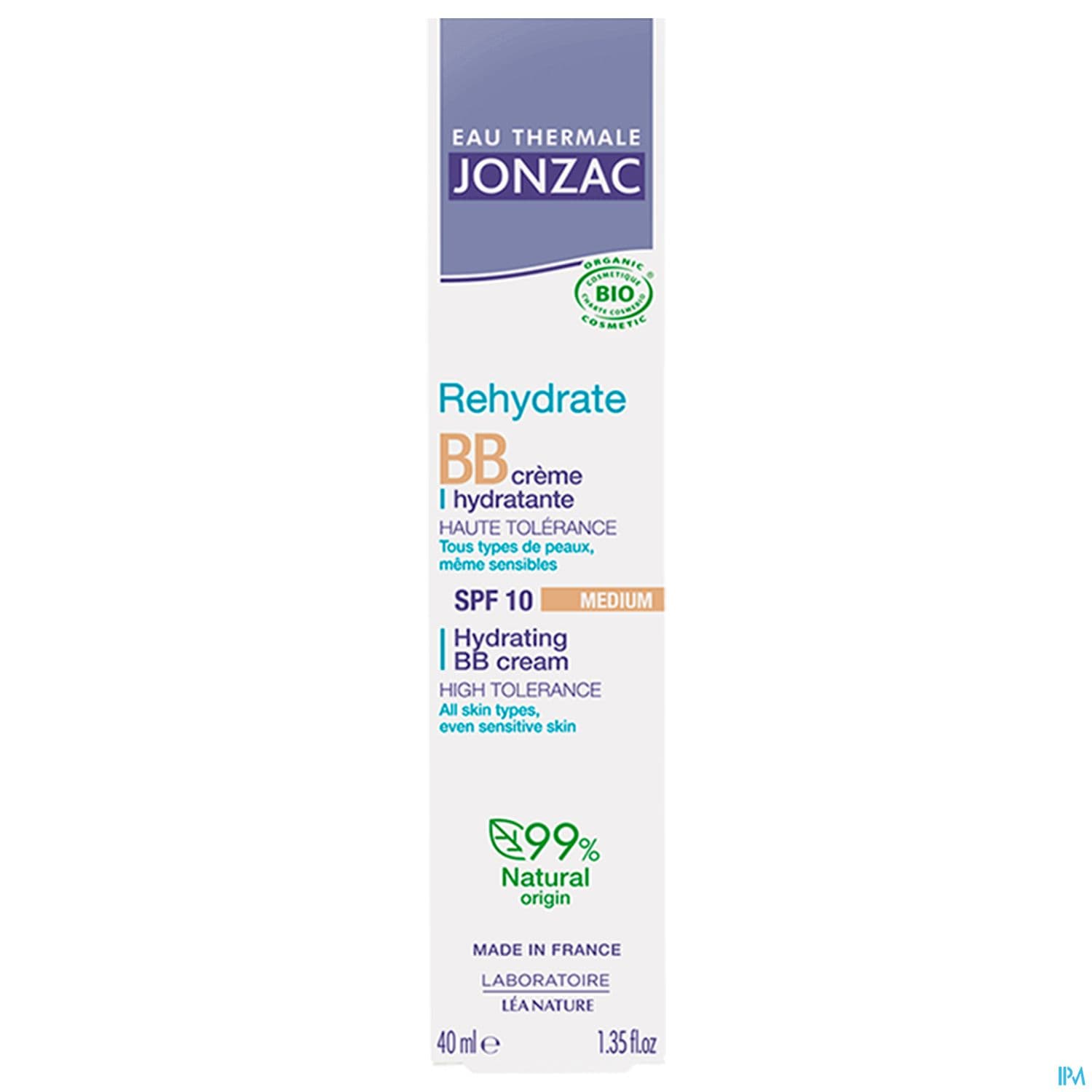 Eau Thermale Jonzac Rehydrate Bb Creme Teinte Medium 40ml