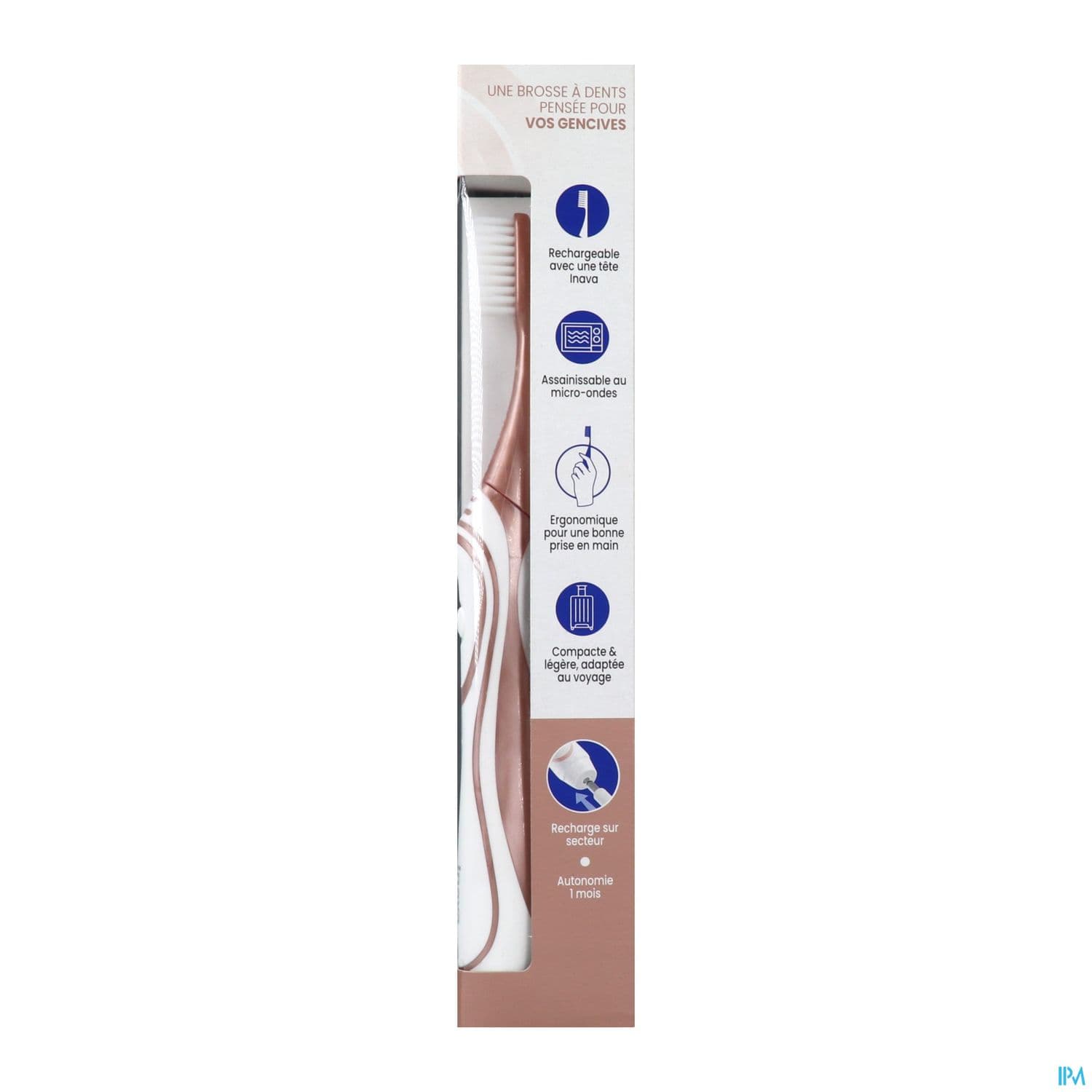 Inava Power Brosse A Dents Electrique Rose