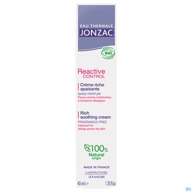 JONZAC REAC CONTROL CR RICHE 40ML