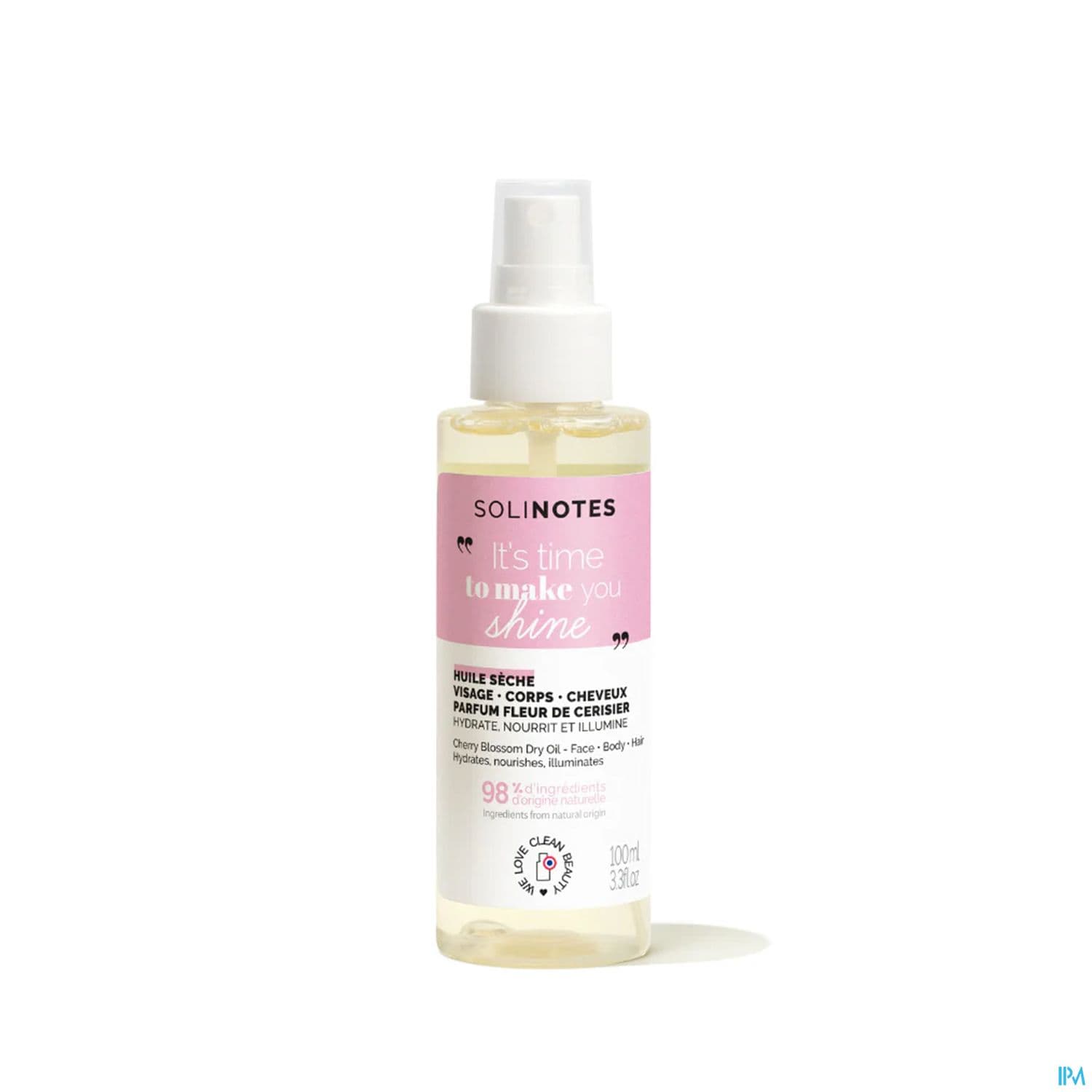 Solinotes Huile Seche Fleur De Cerisier 100ml