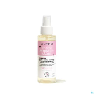 Solinotes Huile Seche Fleur De Cerisier 100ml