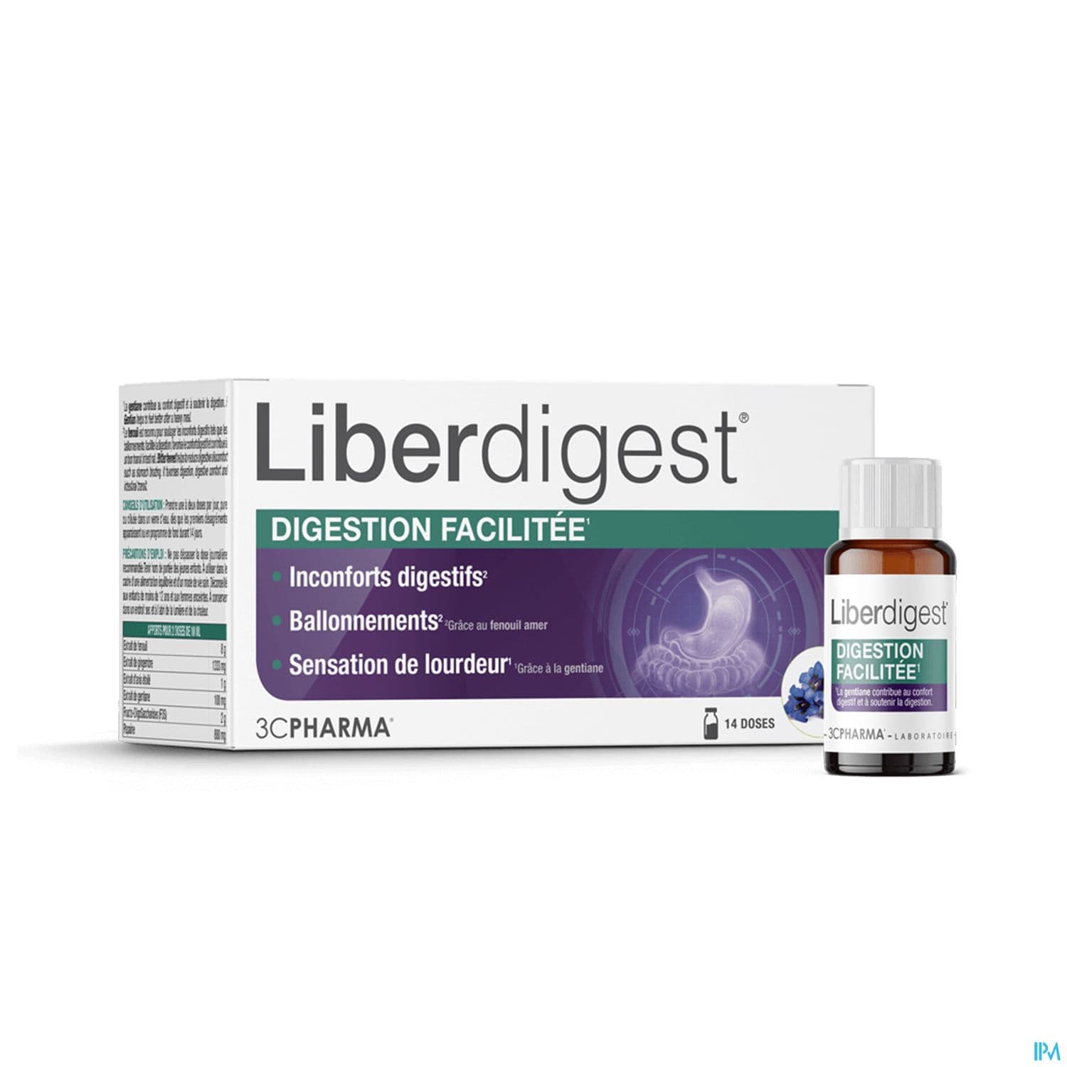 3c Pharma Liberdigest Unidose 10ml X14