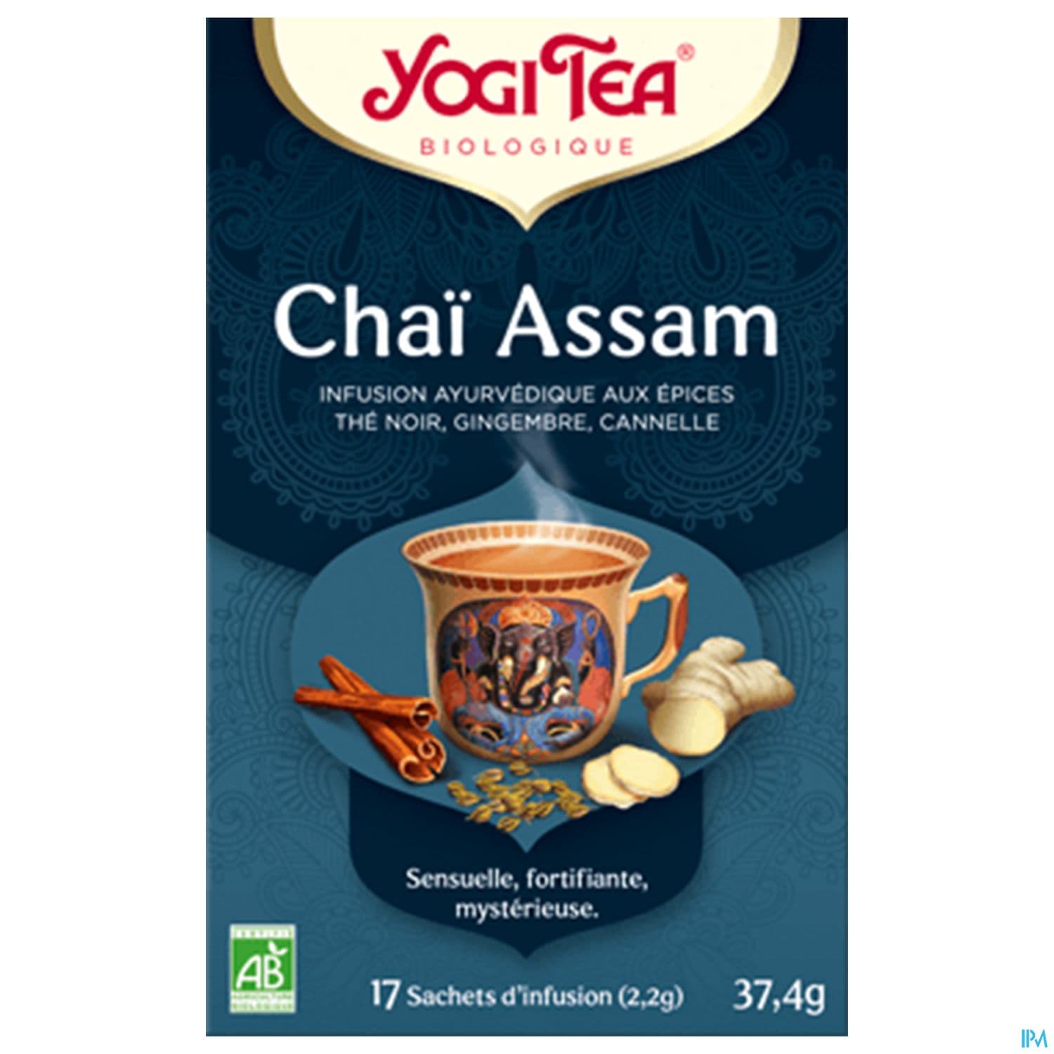 YOGI TEA CHAI ASSAM SACH 17