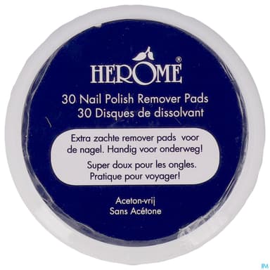 Herome Disque Dissolvant Soignant Sans Acetone 30