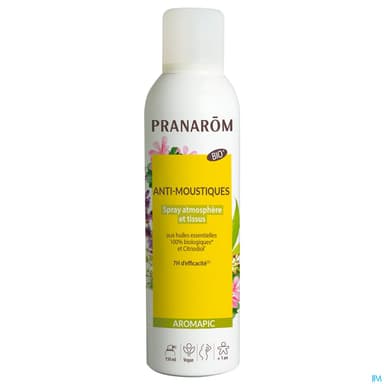 Pranarom Aromapic Spray Antimoustique Atmosphere Et Tissus 150ml
