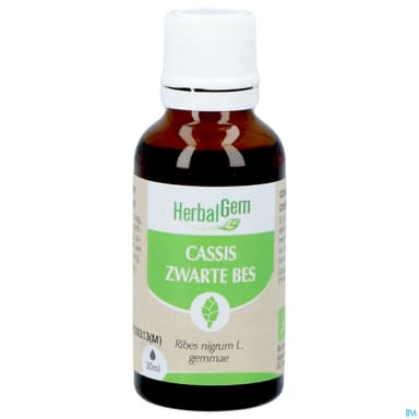 Herbalgem Cassis Bourgeon Macerat Glycerine Bio 30ml