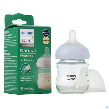 BIB AVENT NAT RESPONSE VERRE 120ML