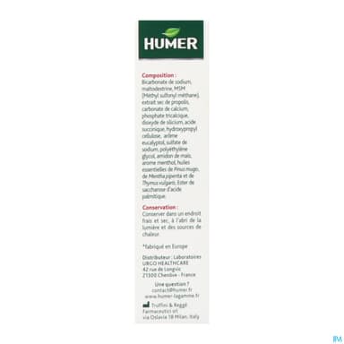 HUMER INHALATION CPR EFF 8