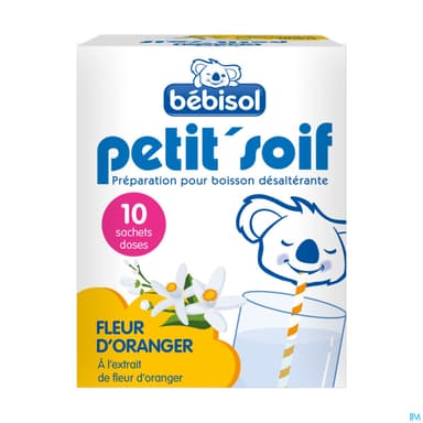 Bebisol Petit Soif Preparation Pour Boisson Fleur Oranger Sachet 10