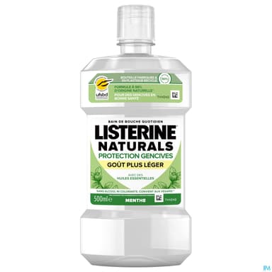 Listerine Natural Protection Gencives Bain De Bouche 500ml