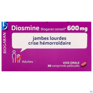DIOSMINE 600MG BIOG CONS CPR 30